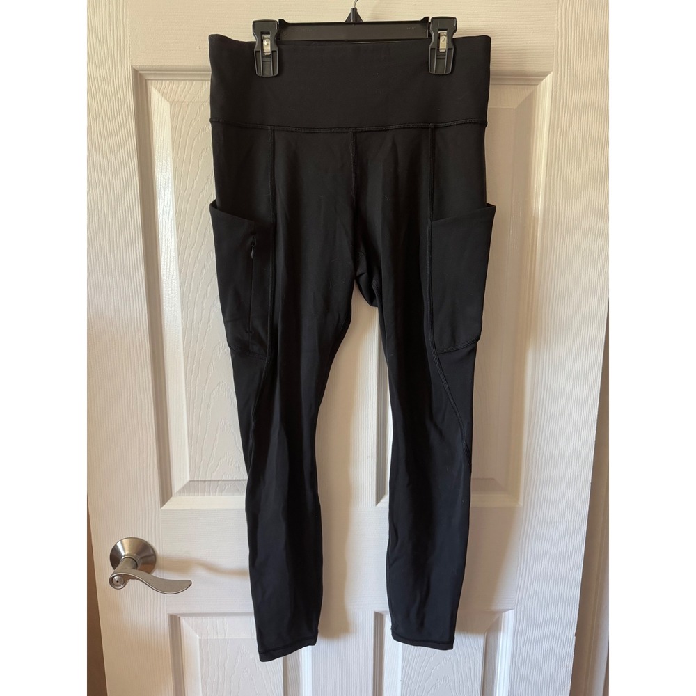 Athleta All in Crop Leggings High Rise Pocket Leggings Athleisure Sie Small
